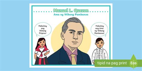 ama ng wikang pambansa poster|Ama ng Wika Poster .
